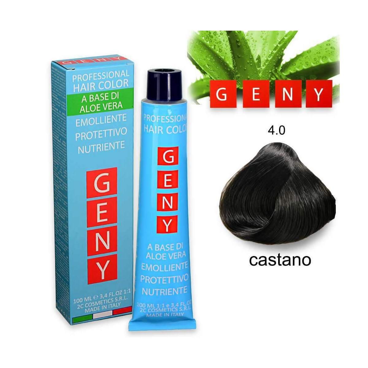 Geny professional tintura 100 ml castano 4.0