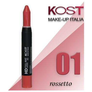 Hd full mat lipstick kost 01