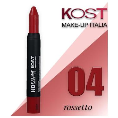 Hd full mat lipstick kost 04