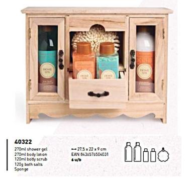 Idc institute home spa 5 pcs cupboard