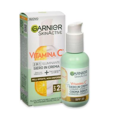 Garnier siero in crema vitamina c illuminante e idratante 50 ml