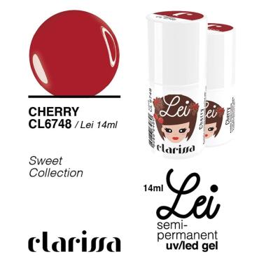 Clarissa lei cherry 14 ml smalto uv/led