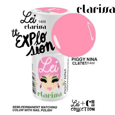 Clarissa lei piggy nina 14 ml smalto uv/led