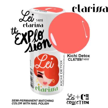 Clarissa lei kichi detox 14 ml smalto uv/led