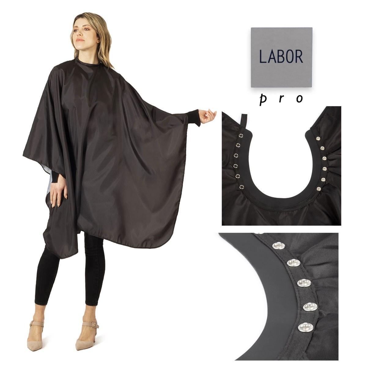 Mantella taglio idrorepellente in silicone labor 150 x 145 cm nero
