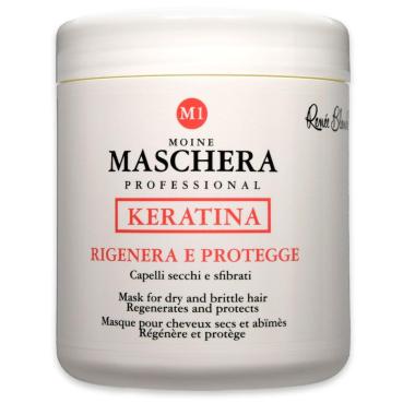 Moine maschera per capelli secchi e sfibrati con keratina 1000 ml