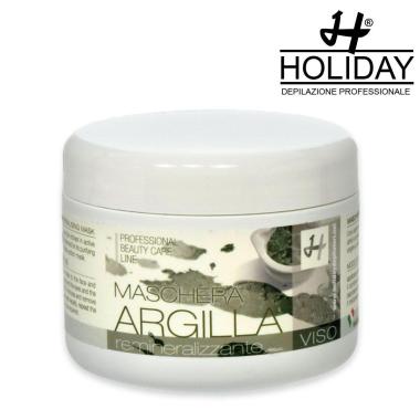 Maschera all'argilla remineralizzante viso holiday 250 ml