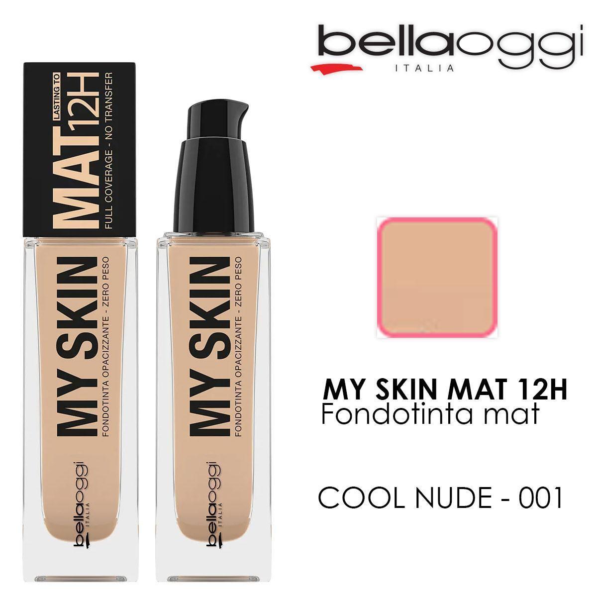 My skin mat 12h fondotinta matificante cool nude