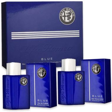 Alfa romeo coffret blue edt 75 ml + after shave 75 ml