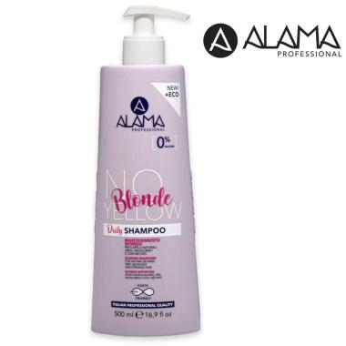 Alama professional no yellow daily blonde shampoo mantenimento biondo 500 ml