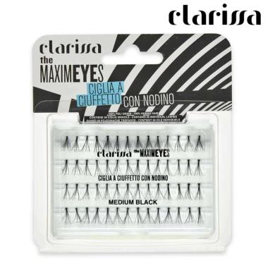 Clarissa ciglia ciuffetto maximeyes nere medium nodino