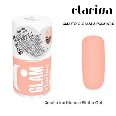 Clarissa 7ml smalto c-glam 109 alyssa wild 7ml drag queen