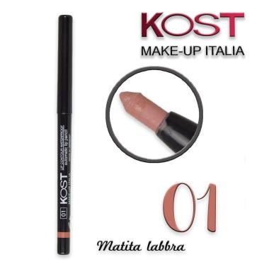 Matita labbra automatica lip contour waterproof kost 01