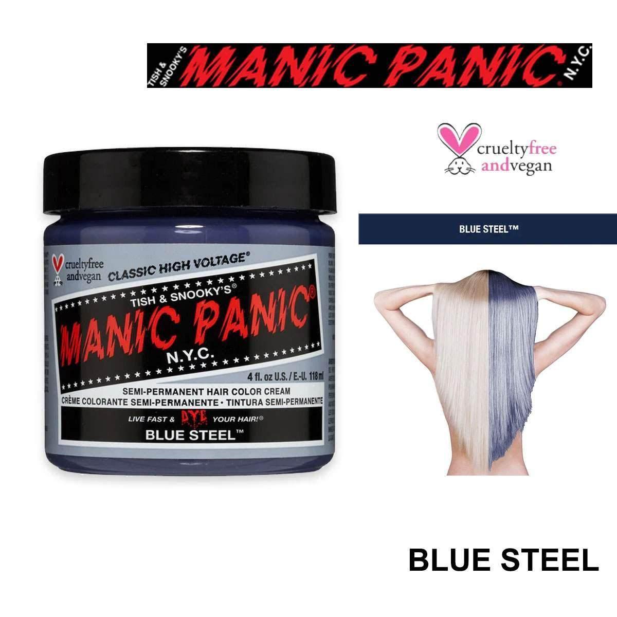 Manic panic high voltage 118 ml blue steel grey