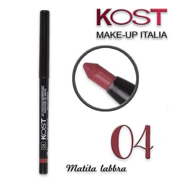 Matita labbra automatica lip contour waterproof kost 04