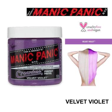 Manic panic h.v. creamtone velvet violet purple