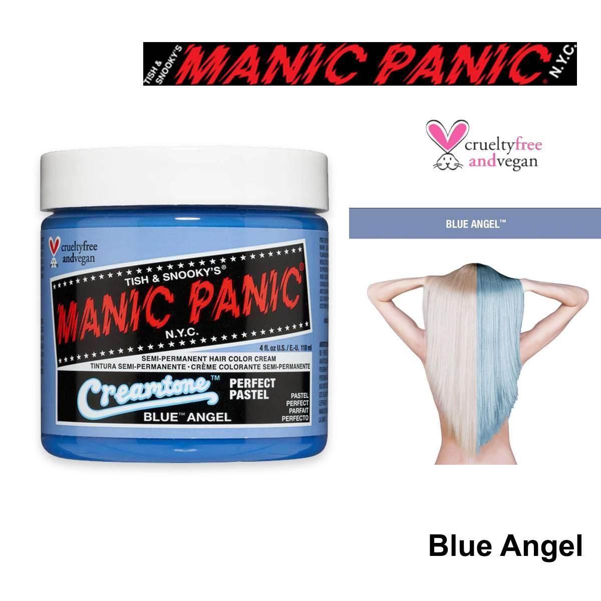 Manic panic h.v. blue angel creamtone bl blue