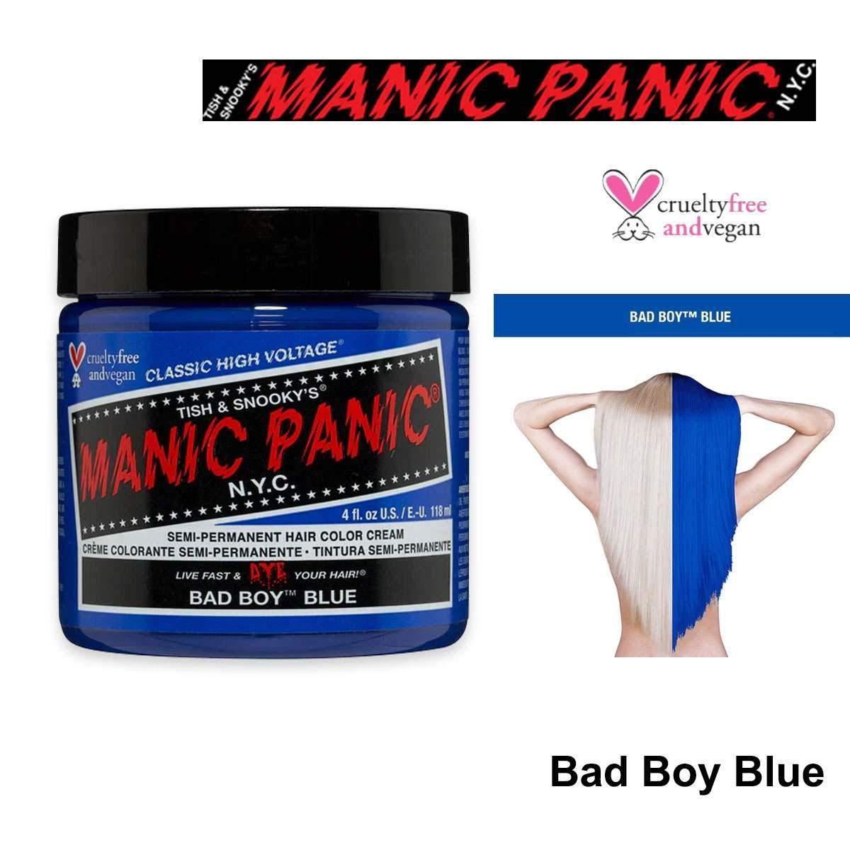 Manic panic high voltage bad boy blue bl blue