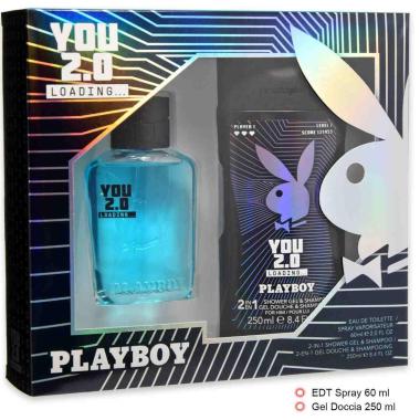 Playboy you 2.0 edt 60 ml + shower gel & shampoo 250 ml