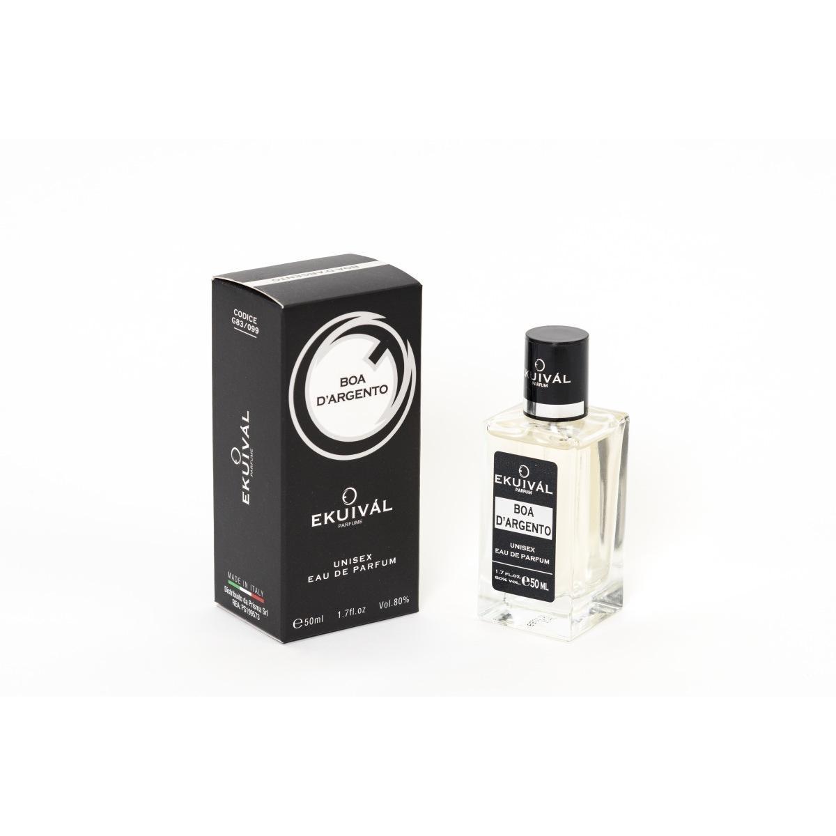 Profumo unisex 50 ml ekuival boa d'argento