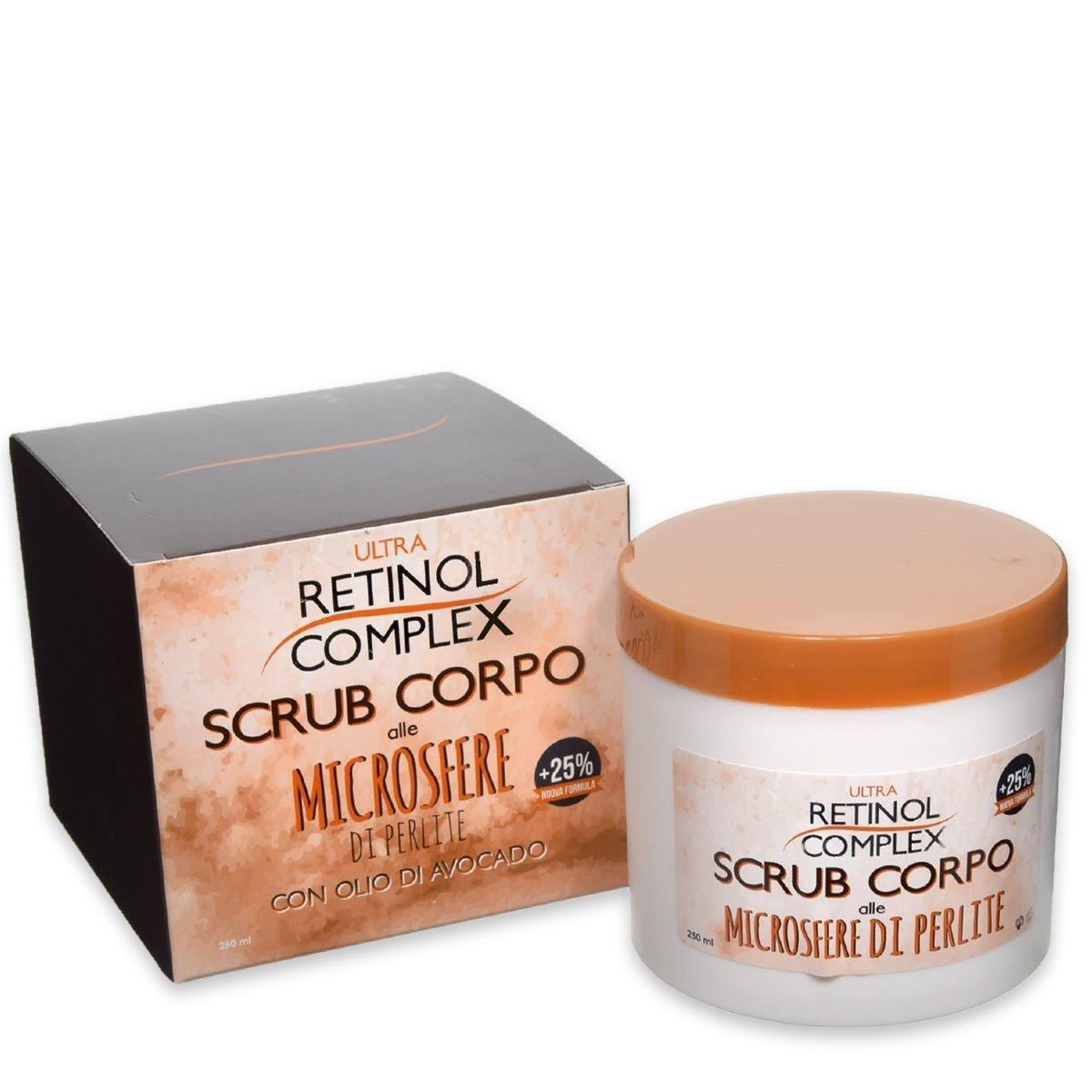 Retinol complex scrub corpo alle microsfere di perlite 250 ml