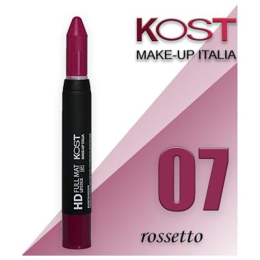 Hd full mat lipstick kost 07