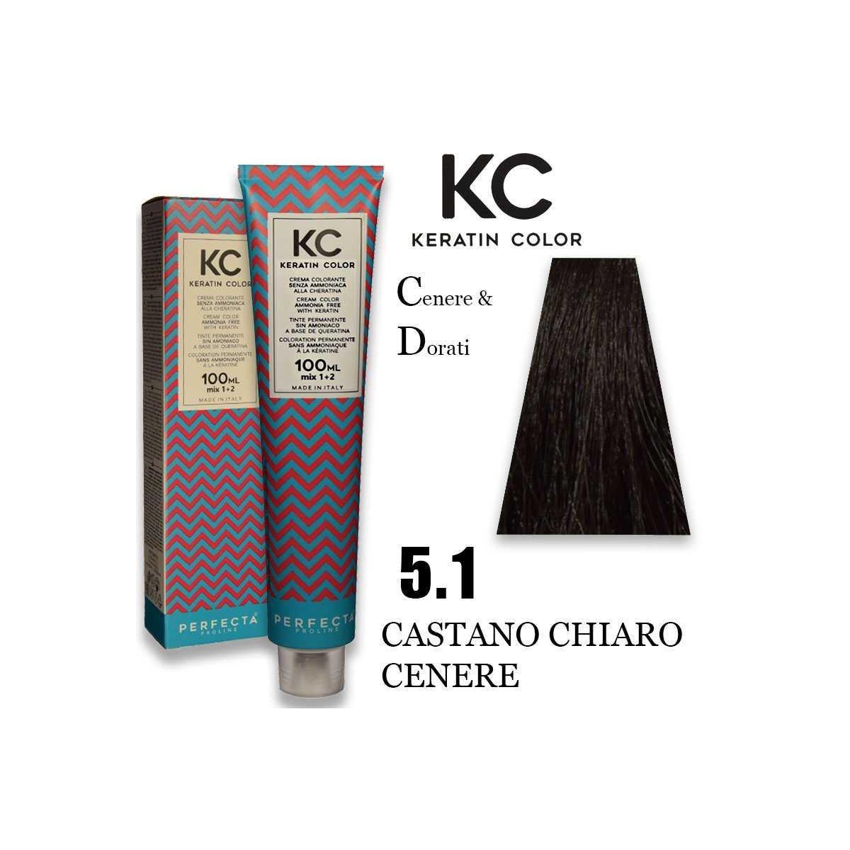 Kc keratin cream color 100 ml 5.1