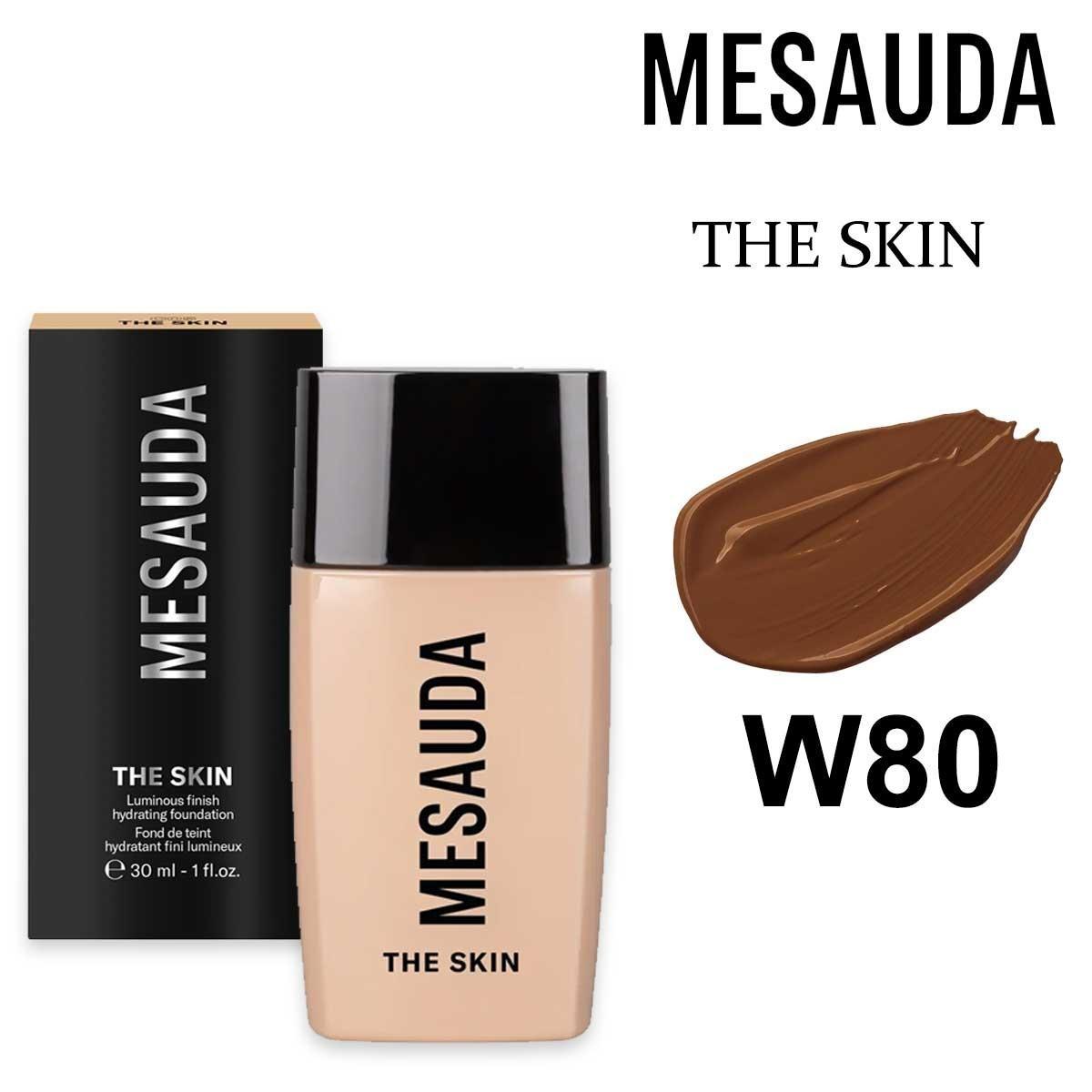 Mesauda the skin fondotinta w80