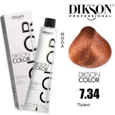 Dikson color 120 ml  7.34 - 91 rosso tiziano