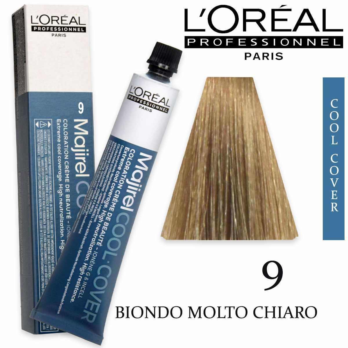 L'oreal cool cover majirel 50 gr n.9 biondo molto chiaro