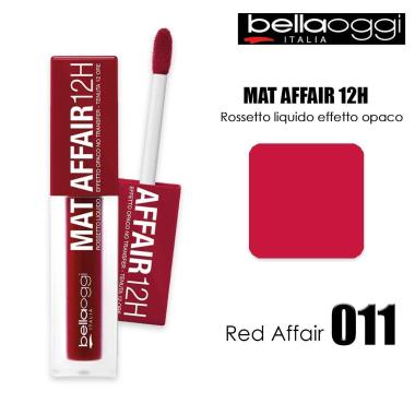 MAT AFFAIR 12H "ROSSETTO LIQUIDO OPACO" RED AFFAIR