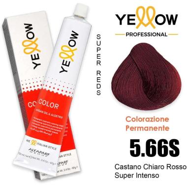 ALFAPARF YELLOW COLOR PERMANENT 5.66S 100ml