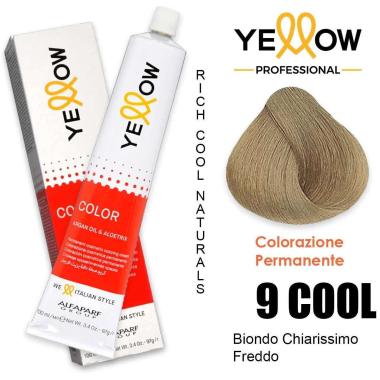 ALFAPARF YELLOW COLOR PERMANENT 9 COOL 100ml