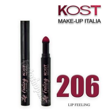 Rossetto in polvere water resistant lip feeling kost 206