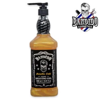 Bandido gel barba 1000 ml oro metallizzato