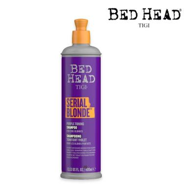 TIGI SERIAL BLONDE PURPLE TONING SHAMPOO 400 ml