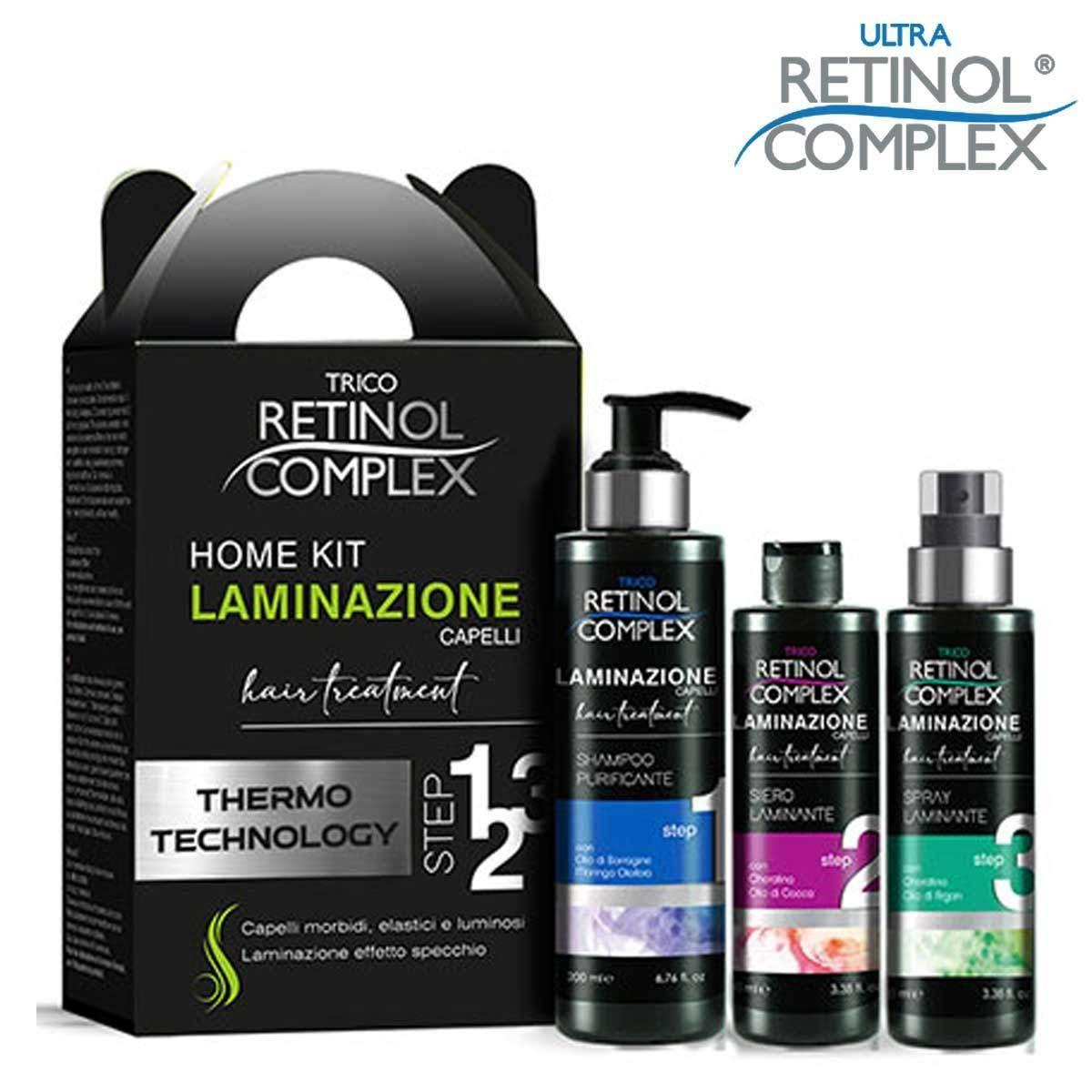 Retinol complex Trico retinol complex home kit laminazione capelli RET445  8057190173962
