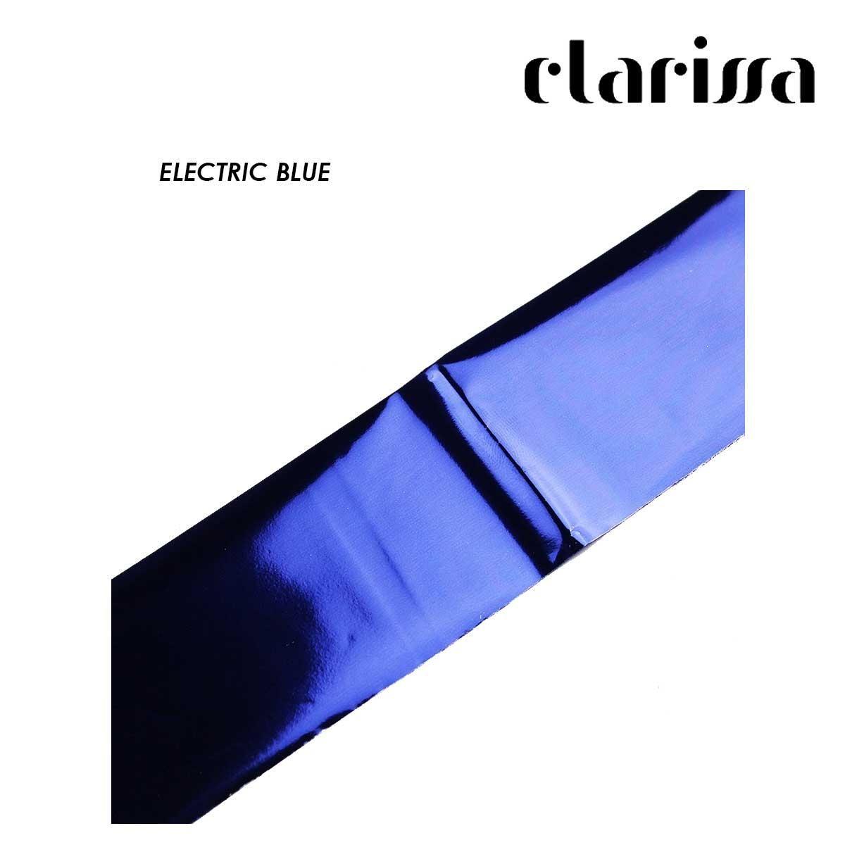 Clarissa foil electric blue 100 x 4 cm