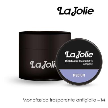 Gel monofasico trasparente antigiallo medium 15 ml la jolie