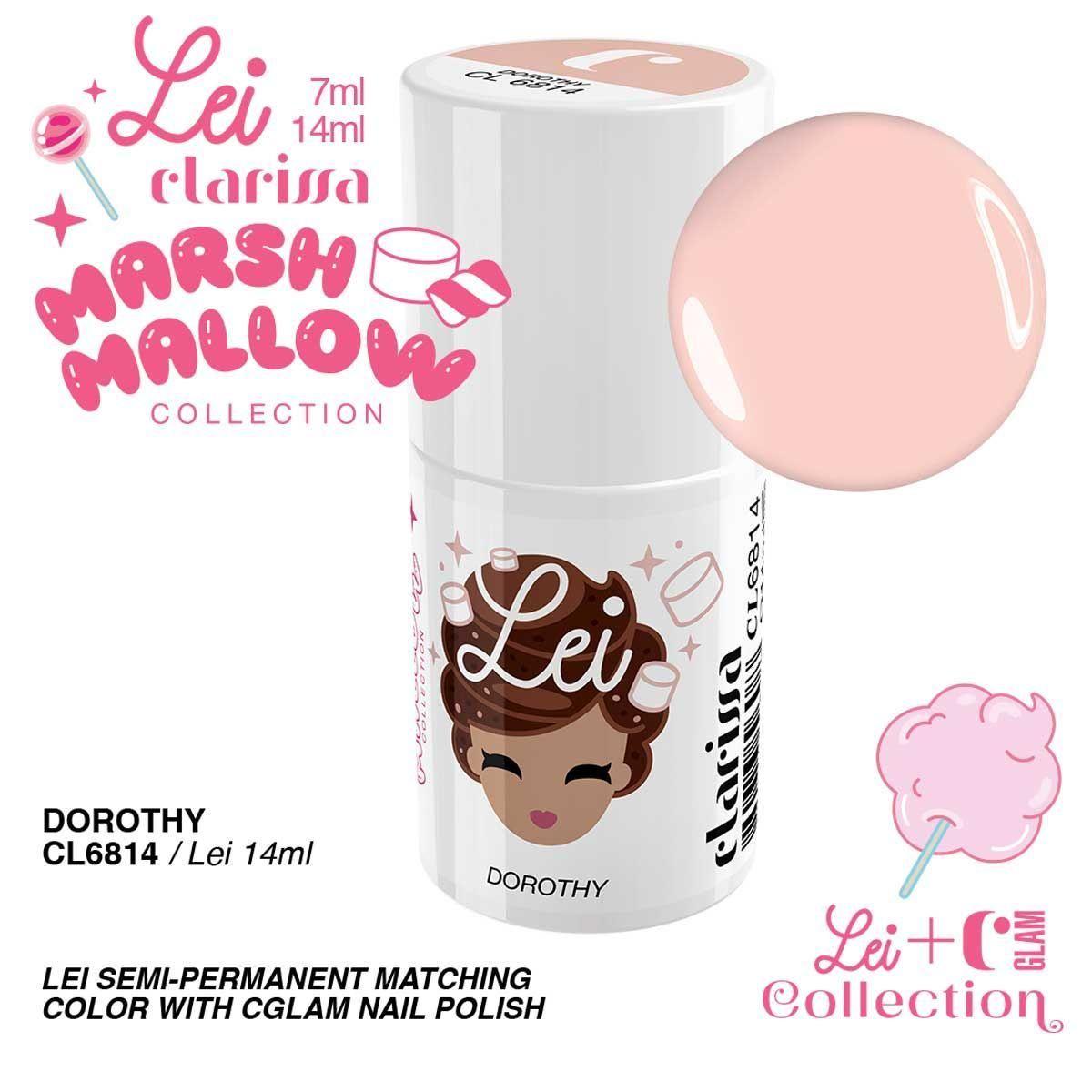 Clarissa smalto semipermanente tpo free 14 ml  dorothy