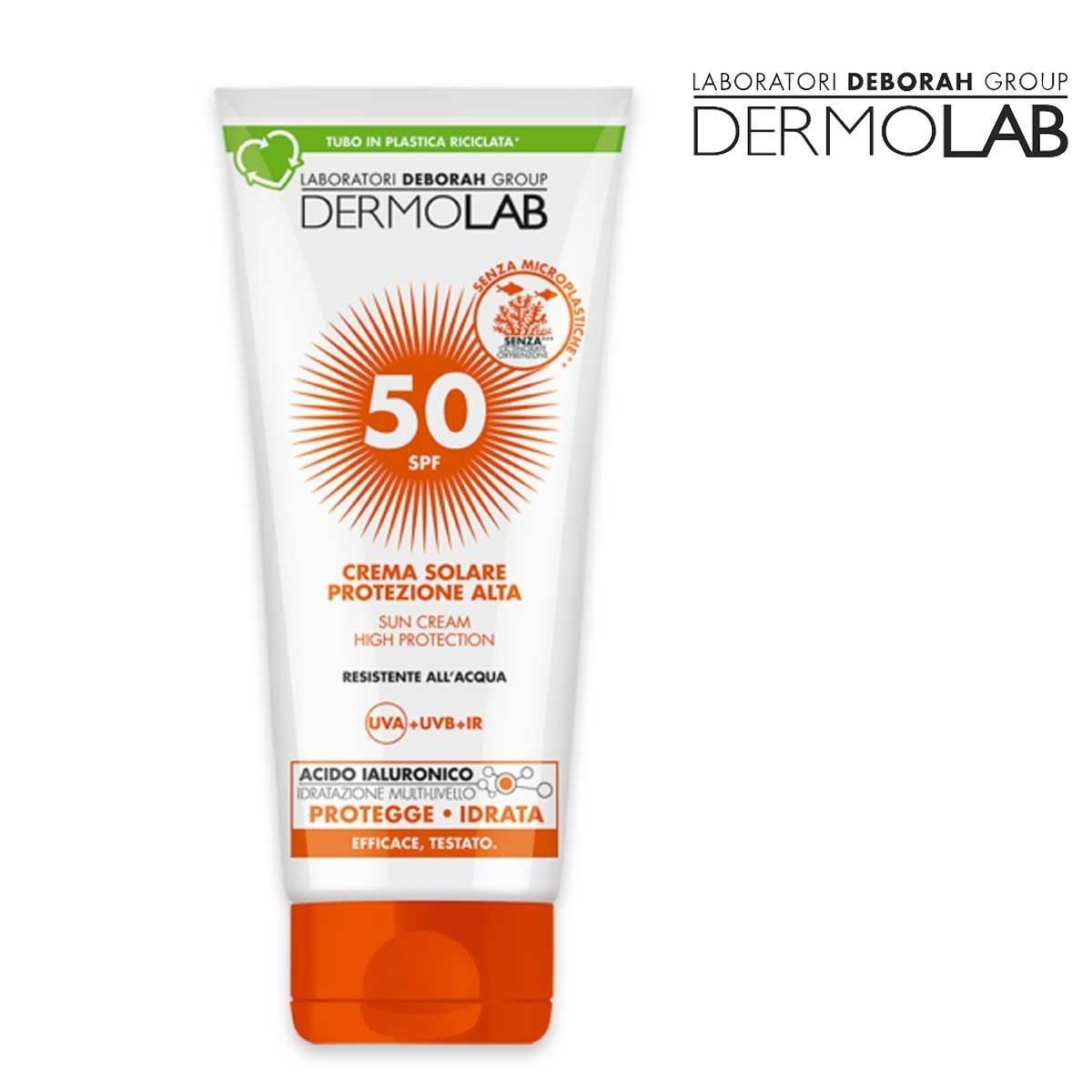 Dermolab crema solare protezione alta  200 ml spf 50