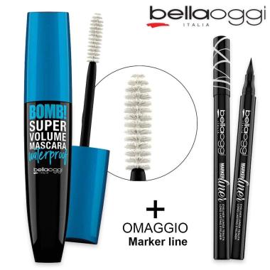 Bella oggi bundle mascara bomb waterproof + marker liner