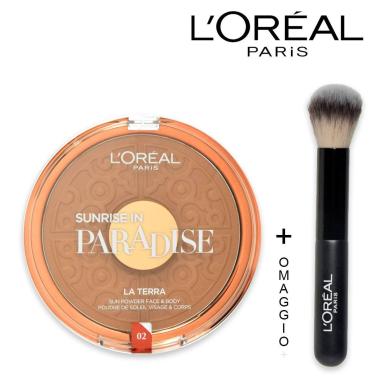 L'oreal maxi terra wild glow bronze capri + pennello omaggio