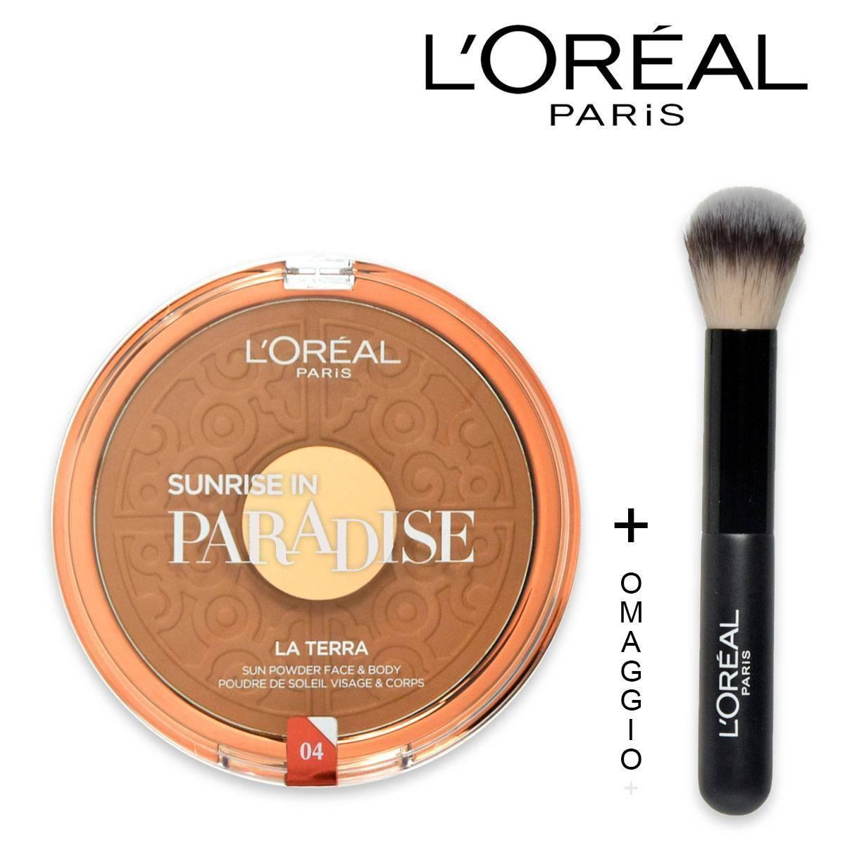 L'oreal maxi terra wild glow bronze taormina + pennello omaggio