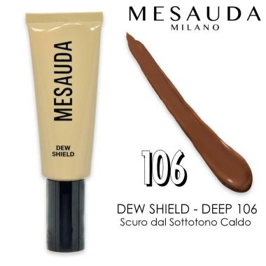 Mesauda dew shield bb cream 106 colorata idratante e protettiva con spf 20