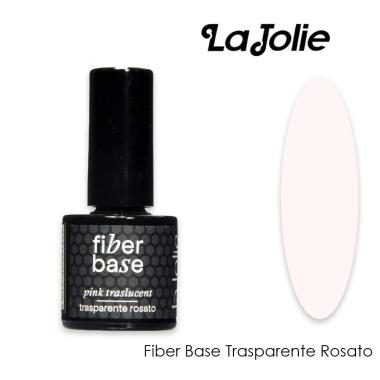 La jolie fiber base trasparente rosato 7 ml