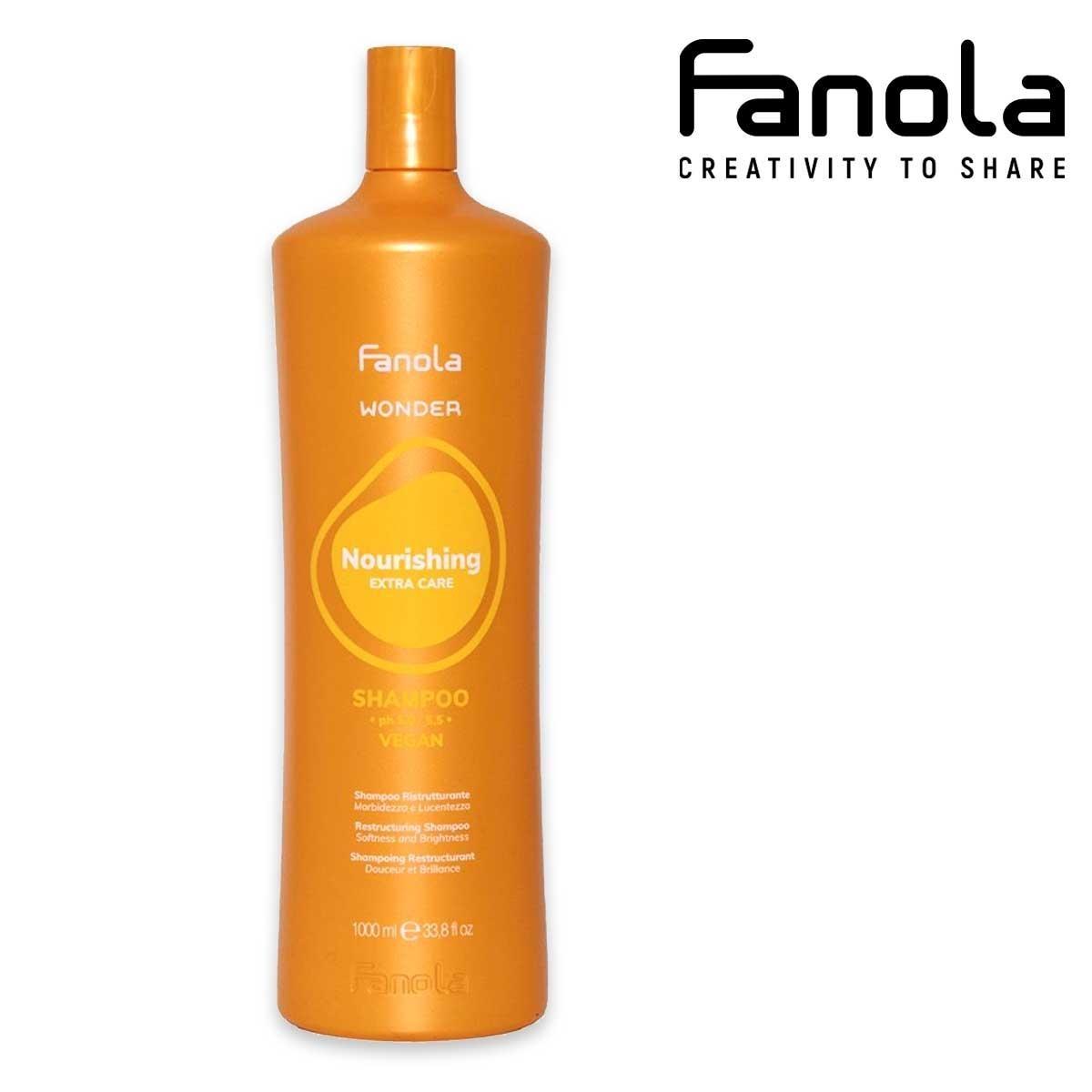 Fanola shampoo ristrutturante morbidezza e lucentezza 1000 ml