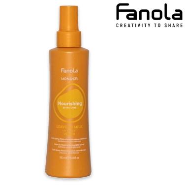 Fanola latte spray ristrutturante senza risciacquo morbidezza e lucentezza  195 ml