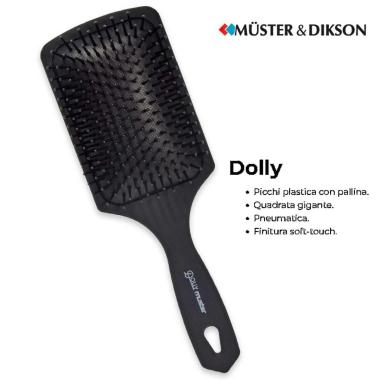 MUSTER SPAZZOLA "DOLLY"-RETTANGOLARE 13 FILE SOFT TOUCH