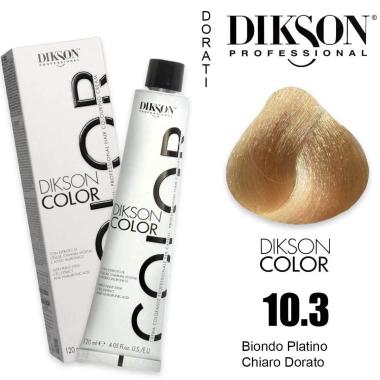 Dikson color 120 ml 10.3 biondo platino chiaro dorato